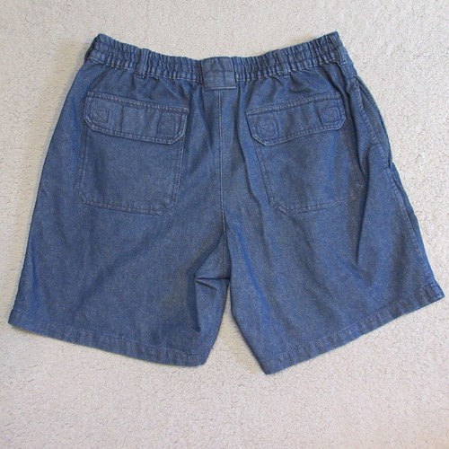 Scandia Woods Shorts 40 Mens Blue Denim Elastic Waist Size 40 x 8 eBay