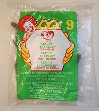 Ty Beanie Baby Claude The Crab McDonalds Collectible Plush Retired Original New