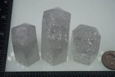 Himalayan Quartz - Focal Points, Trio 229g The Holy Stone (Reiki-charged) #tri8