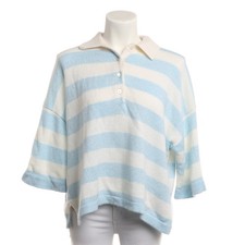 Allude Pullover M Weiß Blau Sehr gut