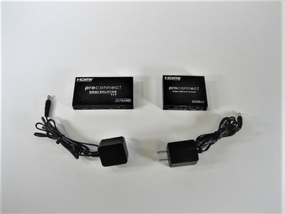 Proconnect - 18Gbps HDMI Audio Extractor & HDMI Splitter 1x2 - SP-124K - Used