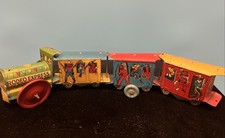 Vintage 1950  s Toy Tin Rodeo Express Train Made In England Tested good 