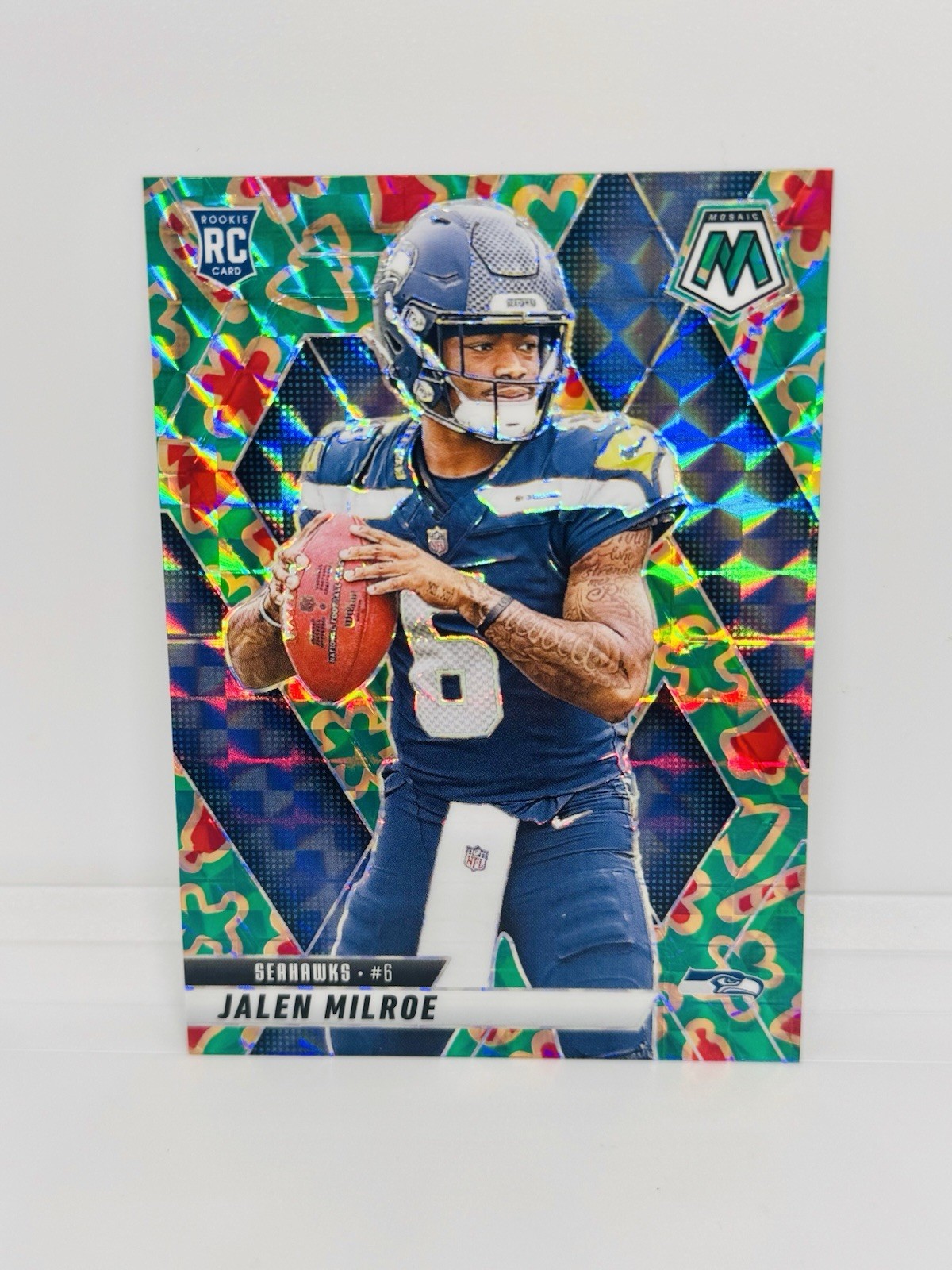 2025 Mosaic JALEN MILROE Rookie Cookies Case Hit Seahawks RC #322