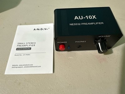 DC 9-19V Stereo Preamplifier 10 Times Amplifier NE5532 With 3.5mm Input Output