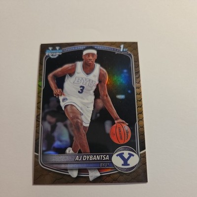 AJ Dybantsa Reptilian 2025-26 Bowman Chrome Prospects Refractor #BCP-1 1st