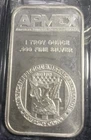 Lot of (3) AMPEX Silver Bar - 1 oz 999 Fine Silver (Sealed in attached packaging
