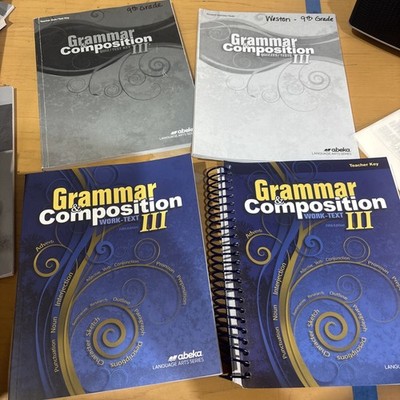 Abeka Grammar & Composition III 5th Edition Student Work-text & Teacher Key