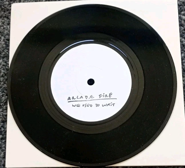 Arcade Fire 7 Inch Single We Used To Wait White Label One Sided Unplayed - Image 4 of 4