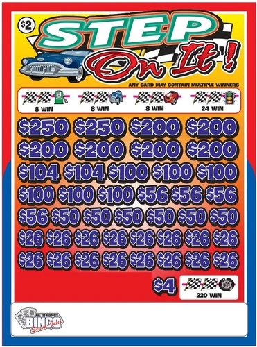 NEW pull tickets STEP ON IT - $2 Instant Tabs
