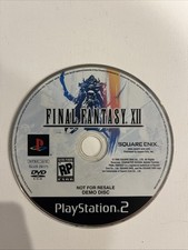 Final Fantasy XII  (Sony PlayStation 2, 2005) DEMO DISC , tested authentic!