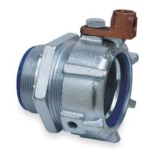 Abb 5335Gr Conduit Fitting Grounding Connector, 1-1/4 In, Threaded, Steel,