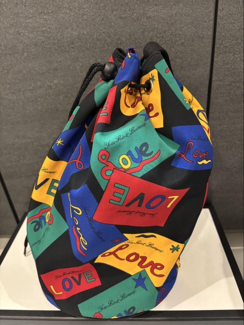 Borsa a tracolla Yves Saint Laurent LOVE con coulisse vintage oggetto raro