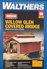 Walthers 933-3652 HO Willow Glen Covered Bridge Kit