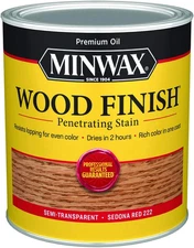 700434444 Wood Finish, Sedona Red, 1 Quart