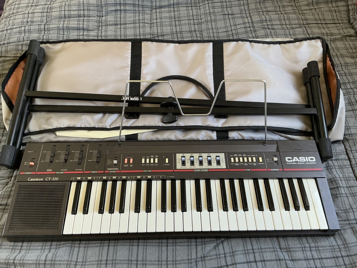 Casio Casiotone CT-320 Keyboard Working Tested Used | eBay