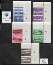 WC1_18628. NETHERLANDS. Pairs 1957 SOCIAL/CULTURAL PROJECTS set.Sc.B306-B310.MNH