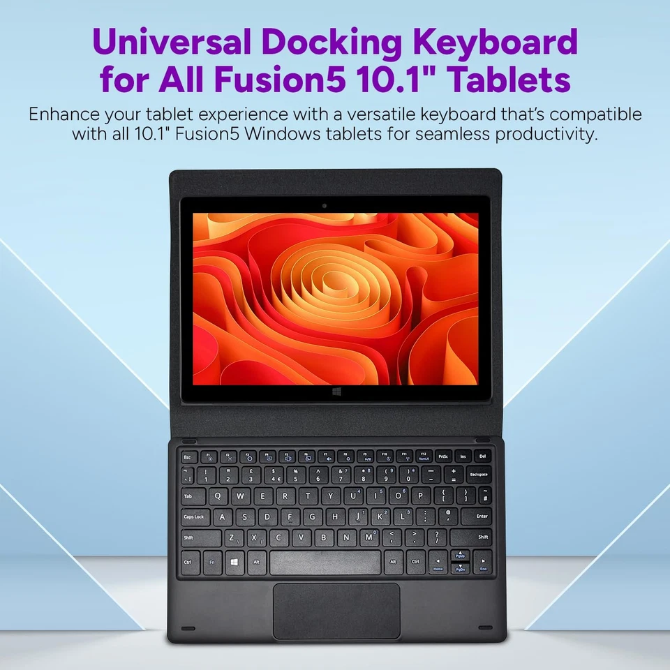 Universal Docking Keyboard for All 10.1" Windows Tablet Models - Convert Your... - Image 2 of 4