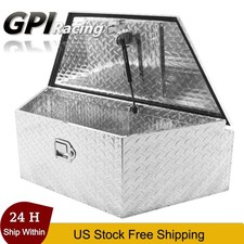 39x16.5x12aluminum Diamond Plate Pickup Truck Trailer Tongue Storage Tool Box