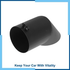 4id Inlet T304 Stainless Steel Turn Down Exhaust Tip 9.1 Overall Length