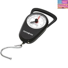 Luggage Scale, Manual, 5"H x 2"W x 4"D, Black