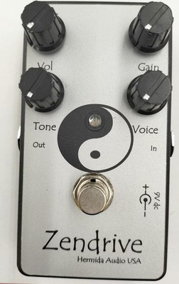 Hermida Audio Zendrive Gitarre Overdrive Pedal 4-Knob Ton Kontrolle Gebraucht