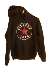 Gildan Heavy Blend Hoodie M Black Pullover Drawstring Fitness 1440 See Desc.