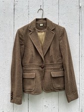 Women s J Crew Wool Single Button Jacket Size 4