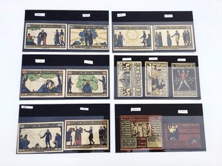 JOBLOT OF GERMAN NOTGELD EMERGENCY MONEY FROM 1921