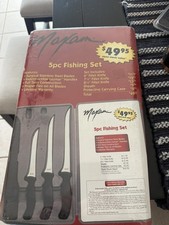 Maxam Japan Classic Fillet Knife Fishing Outdoors Leather Sheath USA