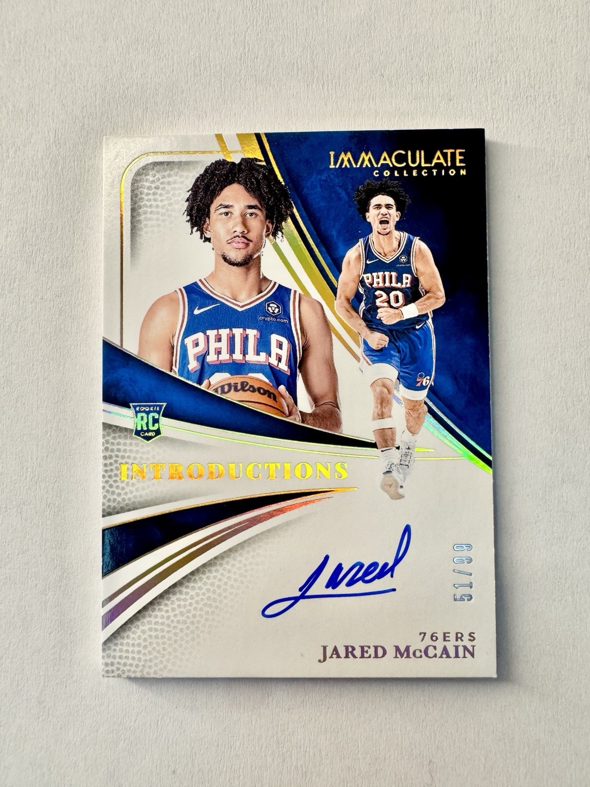 2024-25 Panini Immaculate Collection - Rookie Introductions Jared McCain /99