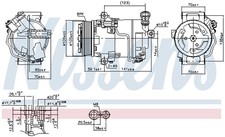 Kompressor Klimaanlage ** FIRST FIT ** NISSENS 890006 für A04 ZAFIRA L70 OPEL