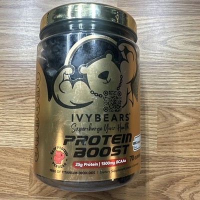 IvyBears Premium Protein Boost Gummies - 25g Protein per Serving - 70 Gummies
