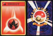 FIRE ENERGY BASE SET POKEMON JAPANESE 1996 MP