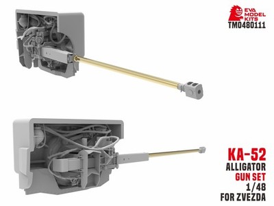 TM0480111 1/48 KA-52 ALLIGATOR GUN SET  FOR ZVEZDA 3D PRINT