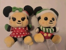 Disney Wishables Minnie  Mickey Mouse Christmas Countdown Plush New No Tags