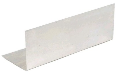 Box of 50 Pre-bent Galvanized Steel 4''x4''x8'' Step Flashing, Unpainted [B3]