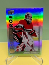 23-24 Jaxson Stauber Series 1 Star Surge Rookie Insert #SS-9 Chicago Blackhawks