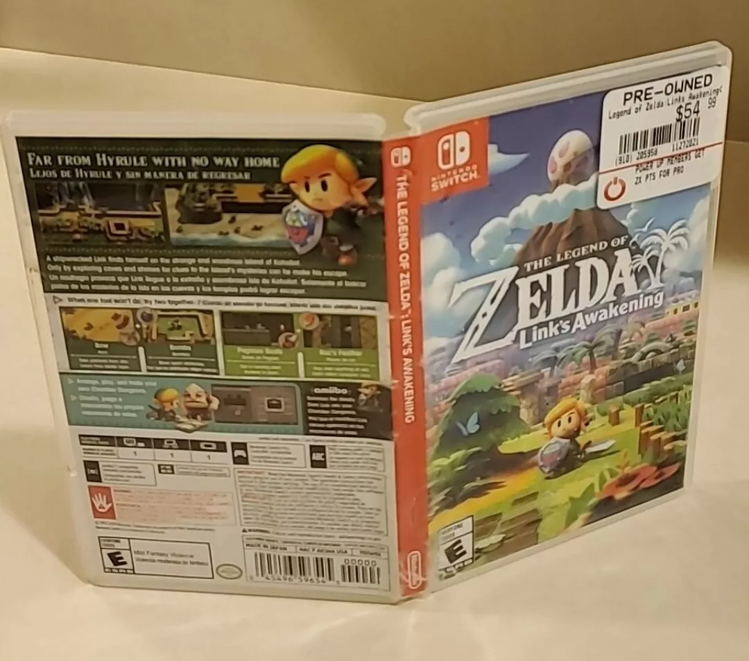 The Legend of Zelda Links Awakening Cover Art: Insert / Case for