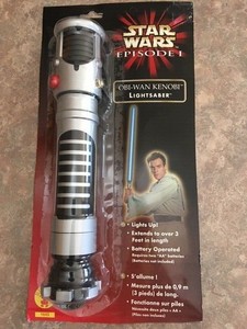 star wars obi wan lightsaber toy