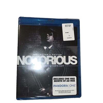Notorious [Blu-ray] COLLECTORS EDITION -UNRATED DIRECTOR S CUT *BRAND NEW*SEALED