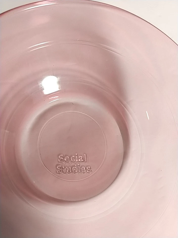 Set of 3 Social Studies Nesting Prep Bowls FabFitFun Small Mauve Cranberry Color - Image 3 of 4