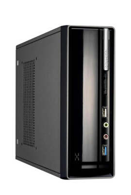 Gehäuse / Case, Linkworld 820-02B, 65W extern (enthalten), Mini-ITX 32322