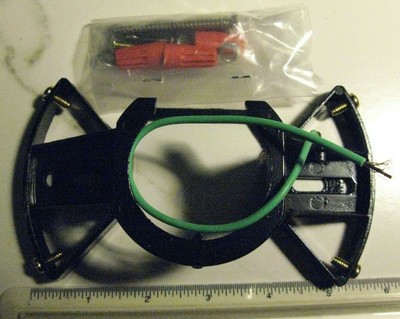 Universal Ceiling Fan Hanging Bracket with Wire Nuts, Lag Bolts New Old