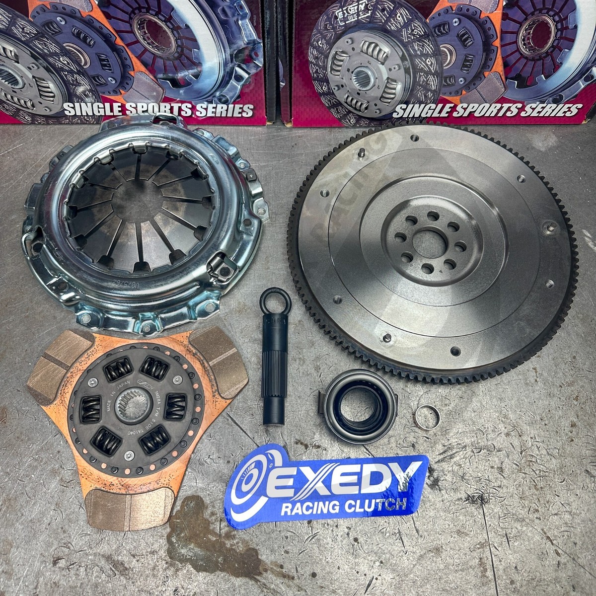 EXEDY Racing Stage 2 Clutch Kit OEM Flywheel Honda Civic Si RSX-S