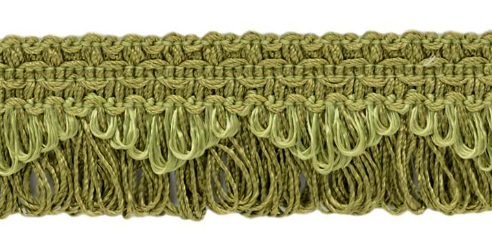 Celadon Green 1 3/8"" Scallop Fringe Gimp [24 Yards]