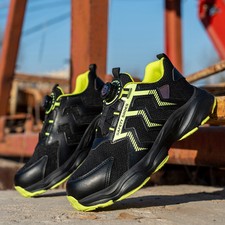 New Composite Plastic Toe Cap Safety Shoes Work Trainer Hiker Lightweight Unisex