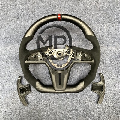 Custom Carbon Fiber Steering Wheel Paddles Fit For Nissan GT-R GTR 2017-2024