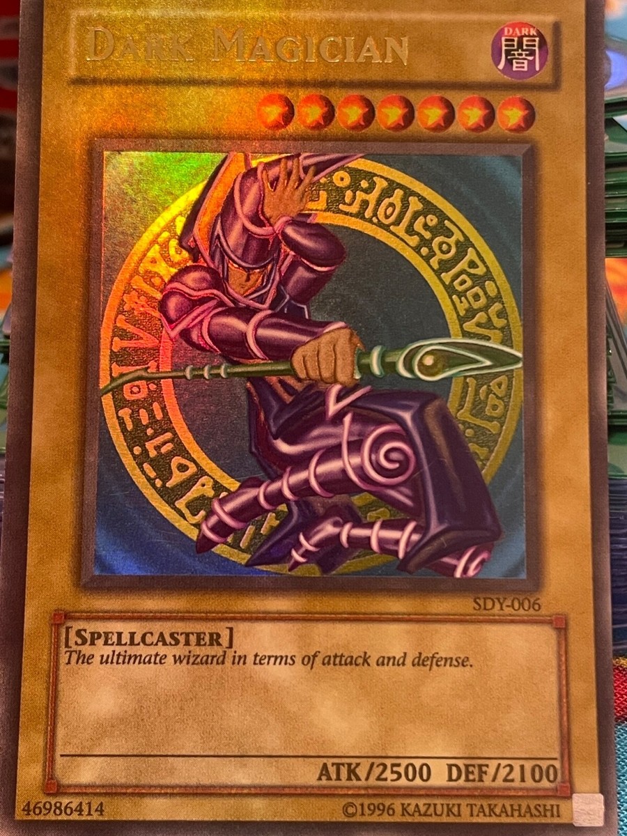 1996 Yugioh - Dark Magician- SDY-006 Ultra Rare 🔥HOLO BLEED | eBay