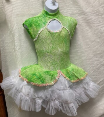 NEW Beauty Pageant Costume Keyhole Front & Back Peplum Lace w/ pettiskirt Lime | eBay NEW Beauty Pageant Costume Keyhole Front & Back Peplum Lace w/ pettiskirt Lime | eBay