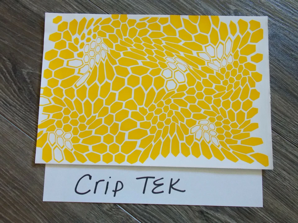  High Heat Vinyl Stencils 12" x 8" Avery® SF 100-235-S High Bake Yellow Cerakote - Image 3 of 4